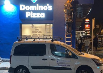 INSTALACION ELECTRICA Y TELECOMUNICACION DOMINOS PIZZA LUCENA