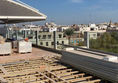 RENOVACION DE INSTALACION ELECTRICA Y COLOCACION DE TIERRAS EN TERRAZA